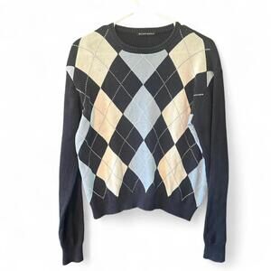 Classic Brandy Melville argyle sweater